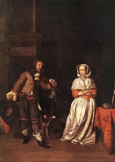 The Hunter and a Woman, Gabriel Metsu